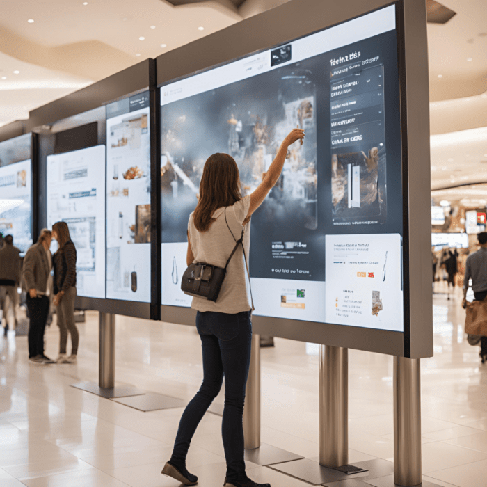 Digital signage for businesses