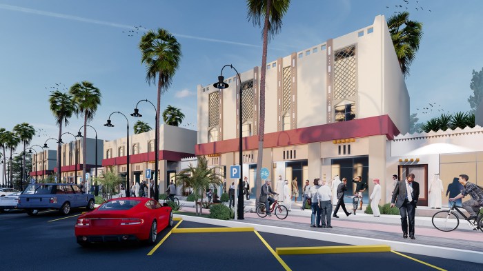 Urban commercial development